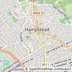 Map of Hampstead