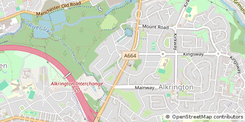 Map of Manchester