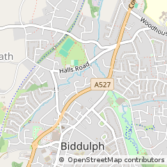 Map of Stoke-on-Trent, Staffordshire