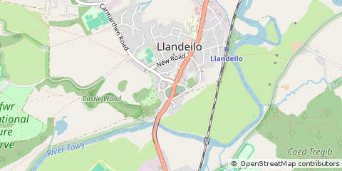 Map of Llandeilo
