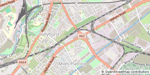 Map of Manchester