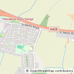 Map of Cambridge, Cambs