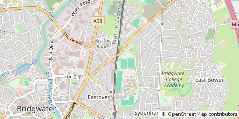 Map of Bridgwater
