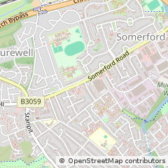 Map of Christchurch, Dorset