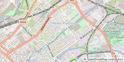 Map of Manchester