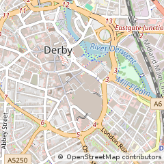 Map of Derby