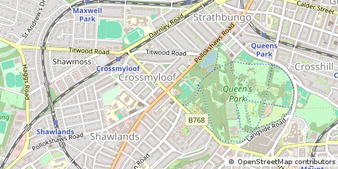 Map of Glasgow