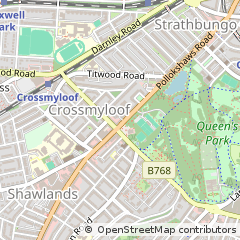 Map of Glasgow