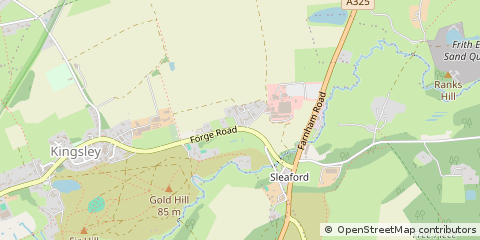 Map of Kingsley, Hampshire