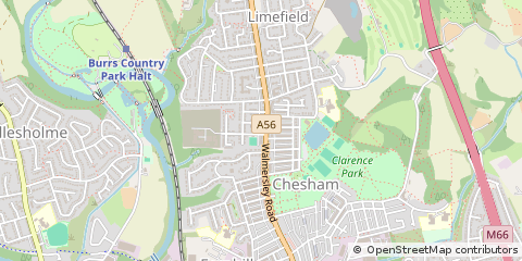 Map of Lancashire