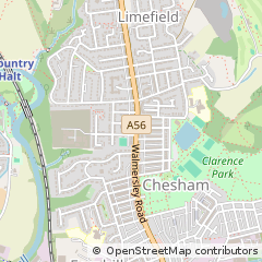 Map of Lancashire
