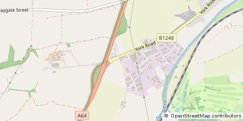 Map of Malton, North Yorkshire