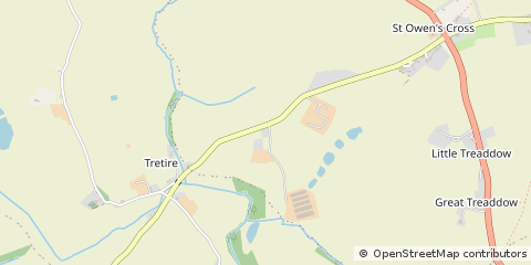 Map of ST Owens Cross, Hereford