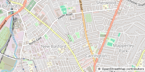 Map of Nottingham