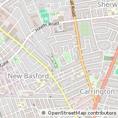Map of Nottingham