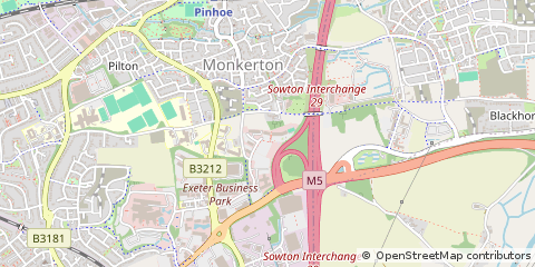 Map of Exeter