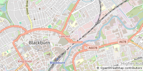 Map of Blackburn