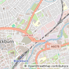 Map of Blackburn