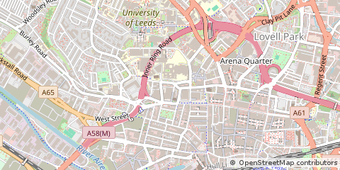 Map of Leeds