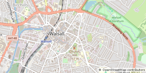 Map of Walsall