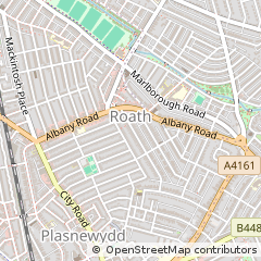 Map of Cardiff