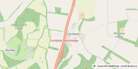 Map of Whitchurch, Hampshire