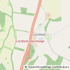Map of Whitchurch, Hampshire