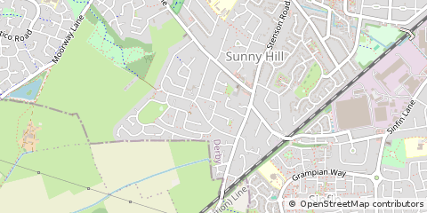 Map of Derby, Derbyshire