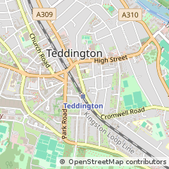 Map of Teddington