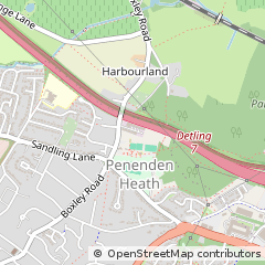 Map of Maidstone, Kent