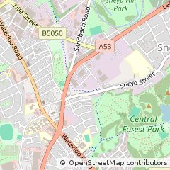 Map of Stoke-on-Trent, Staffordshire