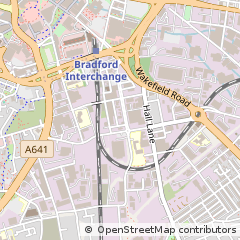 Map of Bradford, West Yorkshire