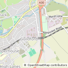 Map of Hayle, Cornwall