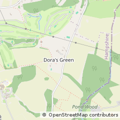 Map of Farnham, Surrey
