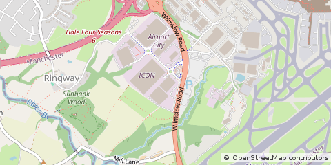 Map of Altrincham