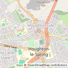 Map of Houghton LE Spring