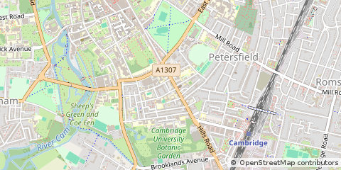 Map of Cambridge