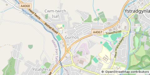 Map of Swansea
