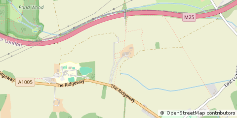 Map of Enfield, Middlesex