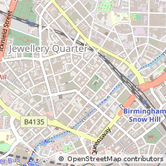 Map of Birmingham, West Midlands