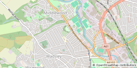 Map of Sheffield