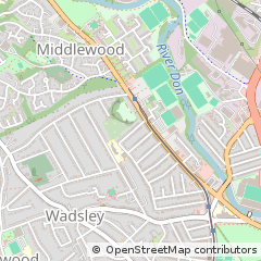 Map of Sheffield