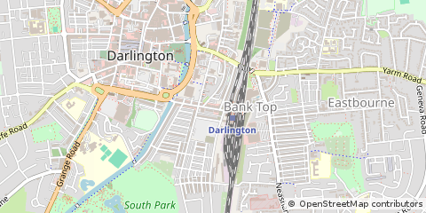 Map of County Durham