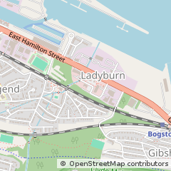 Map of Greenock