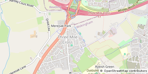 Map of Reading, Berkshire