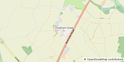 Map of Chelmsford, Essex