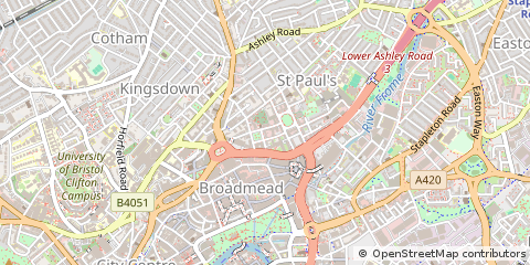 Map of Bristol