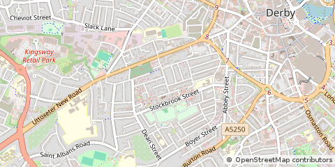 Map of Derby