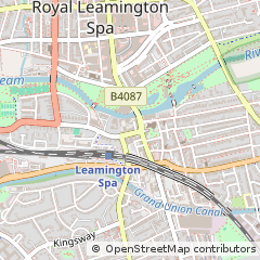 Map of Royal Leamington SPA, Warwickshire