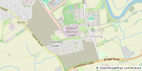 Map of Arundel, West Sussex